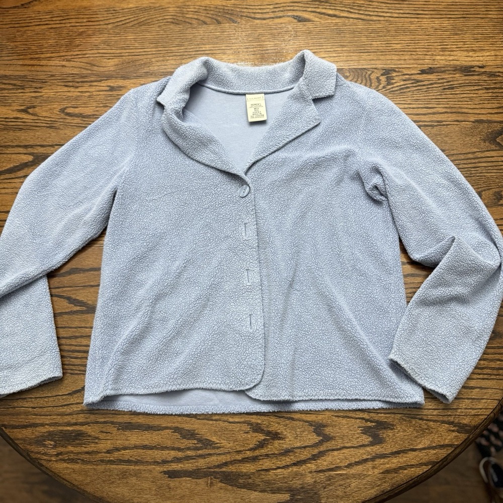 L.L. Bean Women's Light Blue Cardigan Sweater Vintage Size Medium